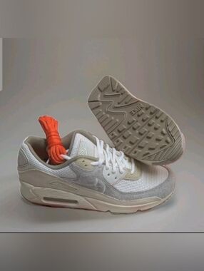 Nike Air Max 90 PRM ~ Ivory / Muslin / Orange IM6773-104 | 8.5M / 10W